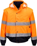 Jacheta Contrast Bomber Hi-Vis, portocaliu, Portwest
